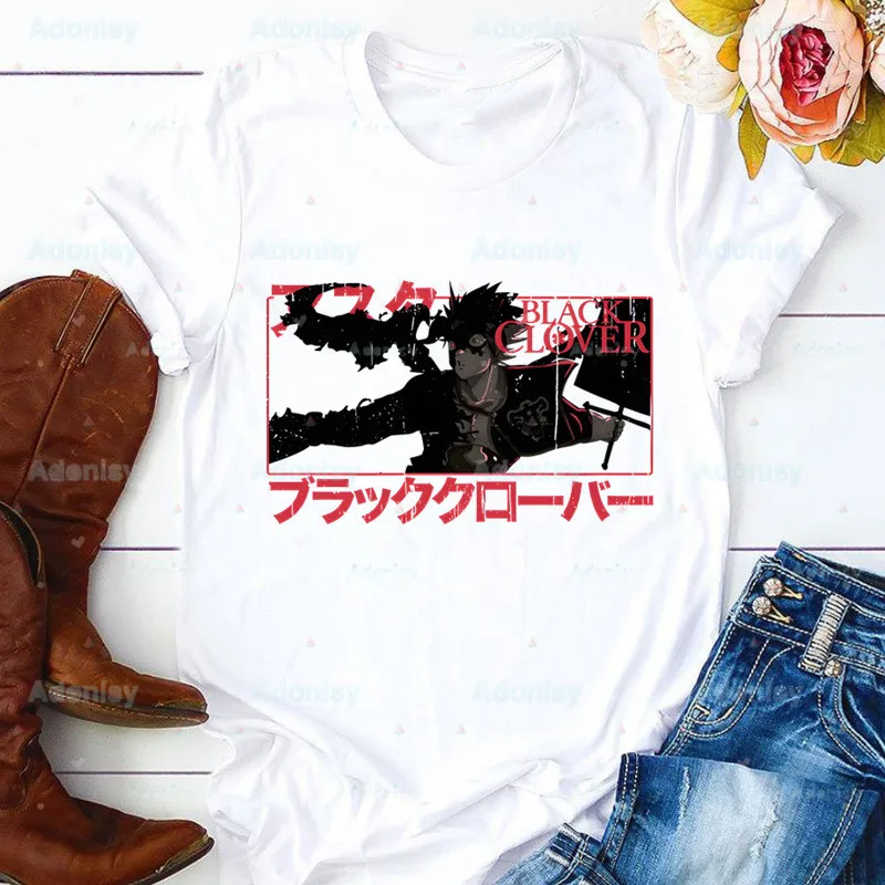 Black Clover Harajuku Asta Anime Tshirt Harajuku Lady Print T shirt Funny Female T-shirt Leisure Casual Fashion Aesthetic Tshirt
Black Clover Harajuku Asta Anime Tshirt Harajuku Lady Print T shirt Funny Female T-shirt Leisure Casual Fashion Aesthetic Tshirt