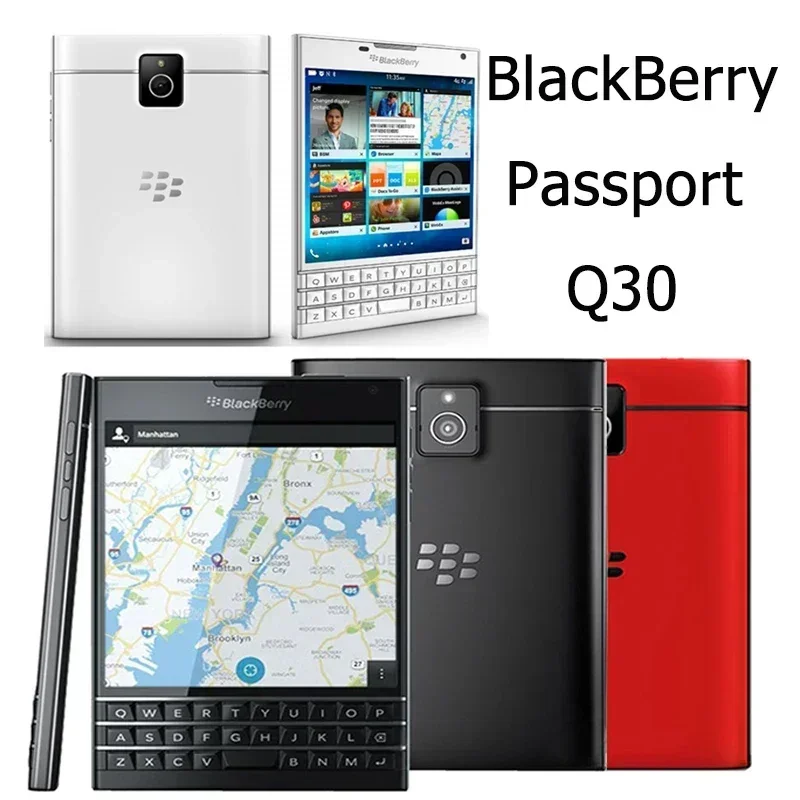 Оригинальный разблокированный мобильный телефон Blackberry Passport Q30 4G 4 5-дюймовый IPS