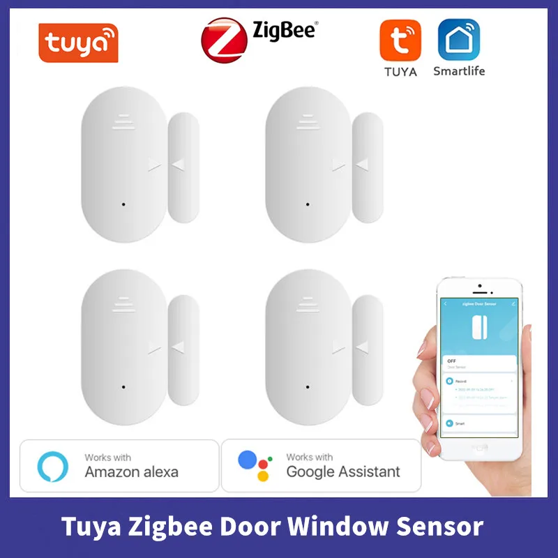 Датчик окон и дверей Tuya Zigbee, беспроводной мини-детектор подключения, работает с Alexa Google Home Smart Life
Датчик окон и дверей Tuya Zigbee, беспроводной мини-детектор подключения, работает с Alexa Google Home Smart Life