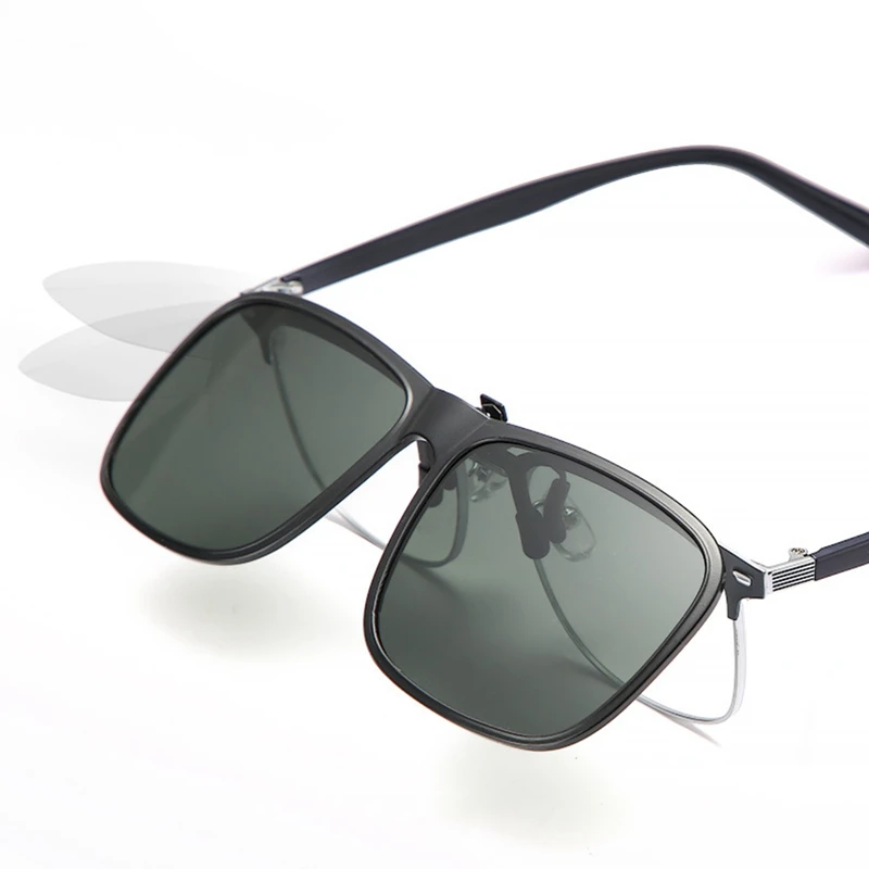 Vintage Flip Up Clip on Sunglasses Fishing Men Square Polarized Color Changing Night Vision Driving UV400 Women Glasses
Vintage Flip Up Clip on Sunglasses Fishing Men Square Polarized Color Changing Night Vision Driving UV400 Women Glasses