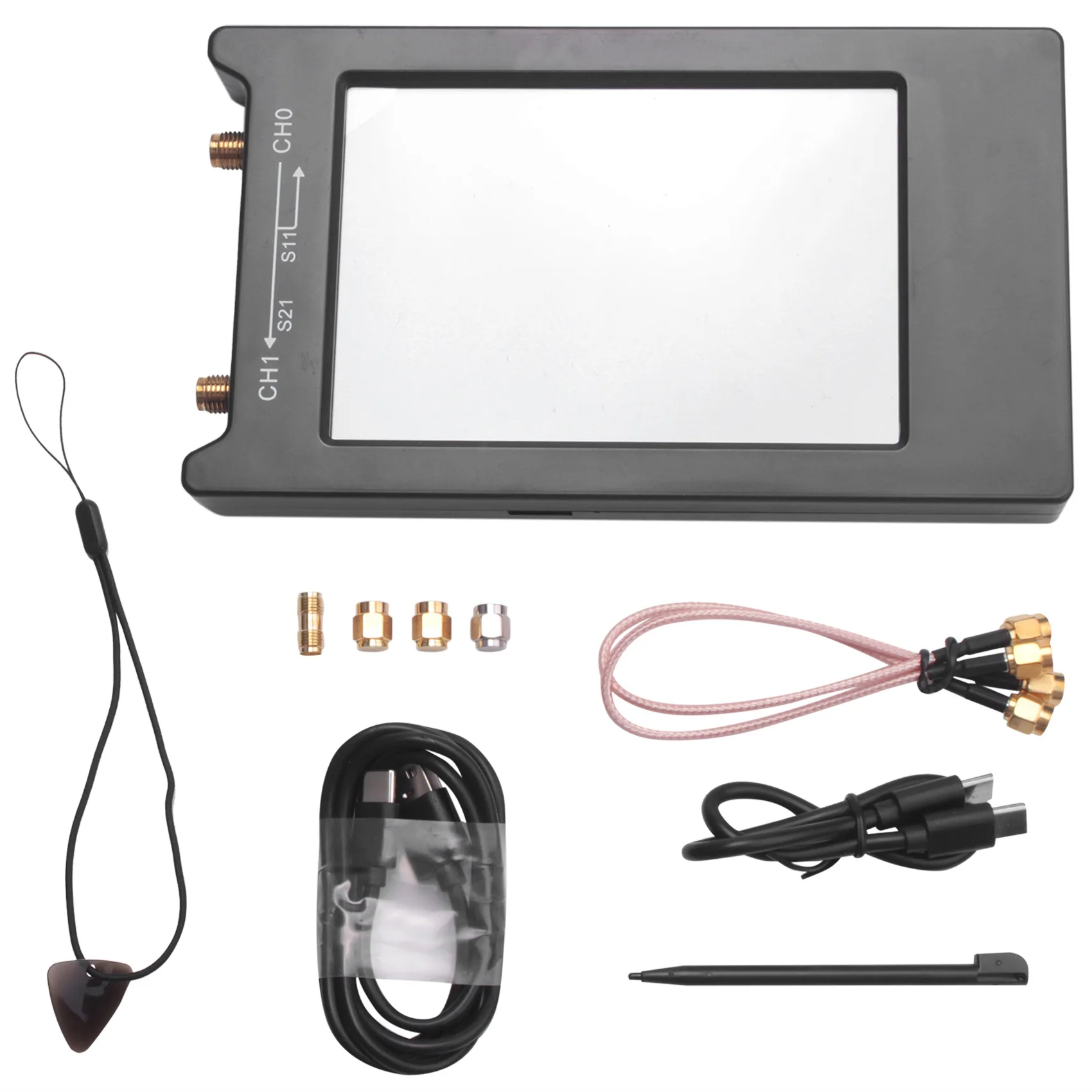 NanoVNA-H4 Vector Network Analyzer 10KHz-1.5GHz HF VHF UHF Antenna Analyzer Measuring,with LCD Press Screen Nano VNA
NanoVNA-H4 Vector Network Analyzer 10KHz-1.5GHz HF VHF UHF Antenna Analyzer Measuring,with LCD Press Screen Nano VNA