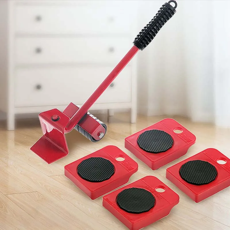 5 pcs Furniture Mover Set Transport Roller Removal Lifting Moving Tool Set Wheel Bar Mover moving Heavy Stuffs Device Hand Tool
5 pcs Furniture Mover Set Transport Roller Removal Lifting Moving Tool Set Wheel Bar Mover moving Heavy Stuffs Device Hand Tool