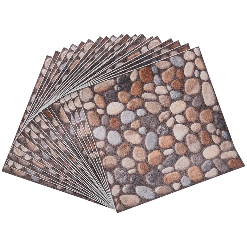 20Pcs DIY Square Imitation Pebbles Decals Wall Tile Stickers 3D Stone Style Sticker For Home Decor Self-Adhesive 
20Pcs DIY Square Imitation Pebbles Decals Wall Tile Stickers 3D Stone Style Sticker For Home Decor Self-Adhesive