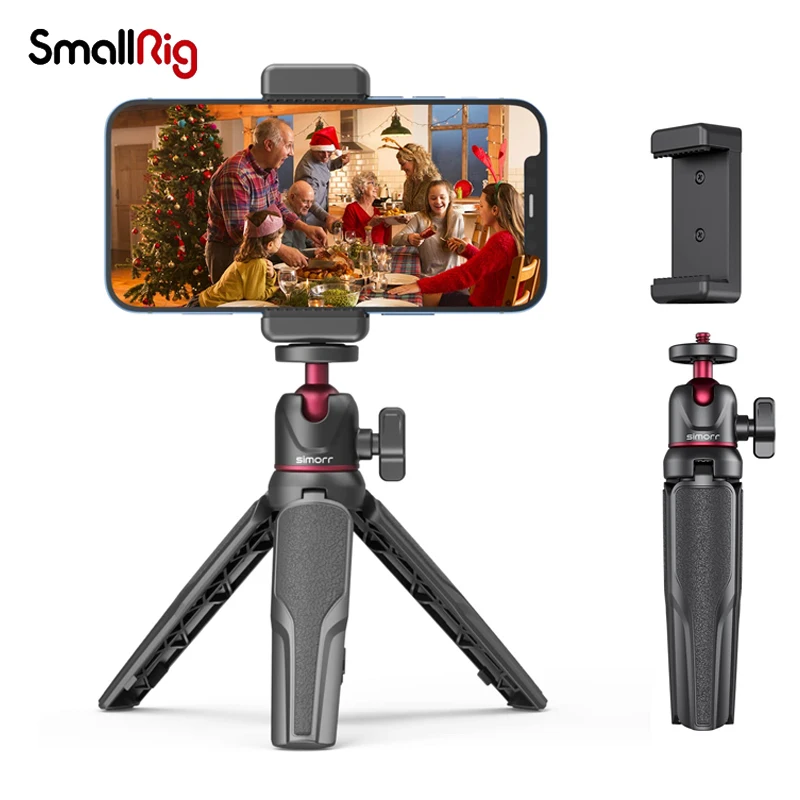 SmallRig Universal Mini Phone Tripod Stand For Iphone 13/12 with Clip Extendable Handle Selfie Stick Cold Shoe Mount Vlog Kits
SmallRig Universal Mini Phone Tripod Stand For Iphone 13/12 with Clip Extendable Handle Selfie Stick Cold Shoe Mount Vlog Kits