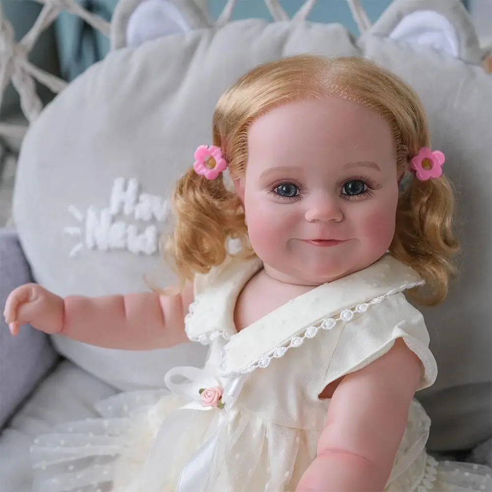 20 Inch Reborn Full Body Silicone Baby Maddie Princess Blonde Rooted Hair Hand-painted Christmas Gift For Girls T1x3
20 Inch Reborn Full Body Silicone Baby Maddie Princess Blonde Rooted Hair Hand-painted Christmas Gift For Girls T1x3