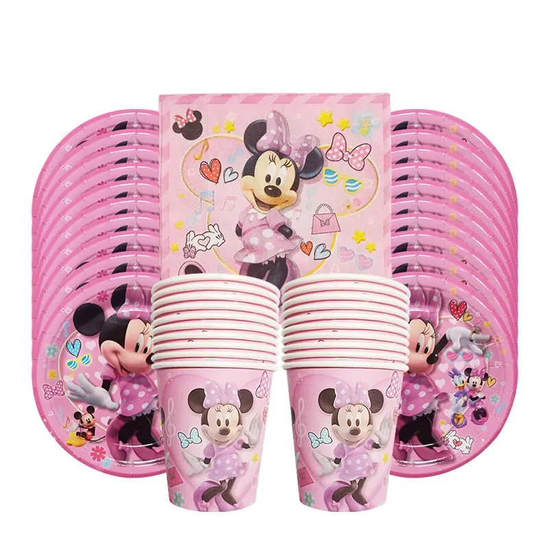 10/20 People Minnie Mouse Themed Party Cutlery Plates Paper Cups Napkins Tablecloths Birthday Party Decorations Baby Shower
10/20 People Minnie Mouse Themed Party Cutlery Plates Paper Cups Napkins Tablecloths Birthday Party Decorations Baby Shower