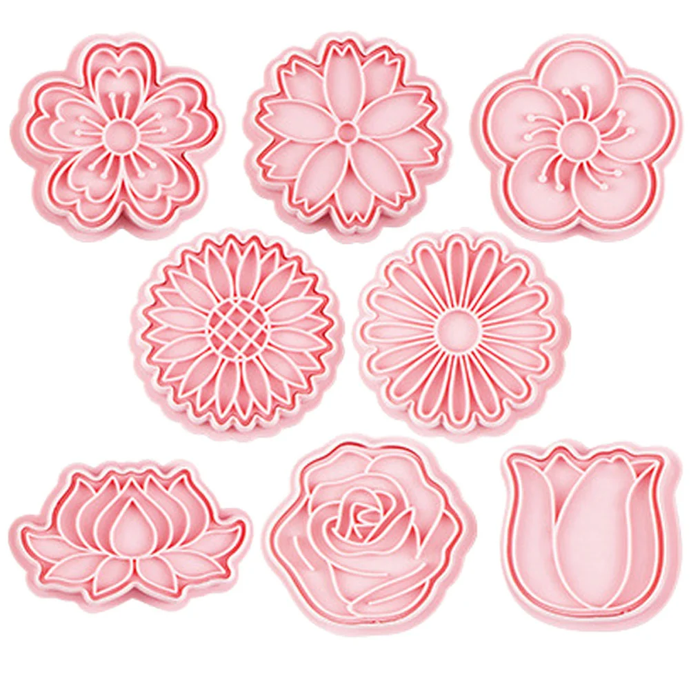 8 Pcs 3d Three-dimensional Biscuit Mold Cake Pops Cookie Baking Kit Reusable Molds Flower Kitchen Stamper Pp Stencils
8 Pcs 3d Three-dimensional Biscuit Mold Cake Pops Cookie Baking Kit Reusable Molds Flower Kitchen Stamper Pp Stencils