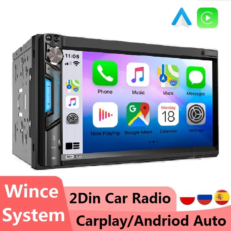 Автомагнитола 2 Din для Toyota, Nissan, Lada, мультимедийный плеер с 7-дюймовым HD экраном, Bluetooth, USB, SD, Mirror link, типоразмер 2 Din
Автомагнитола 2 Din для Toyota, Nissan, Lada, мультимедийный плеер с 7-дюймовым HD экраном, Bluetooth, USB, SD, Mirror link, типоразмер 2 Din