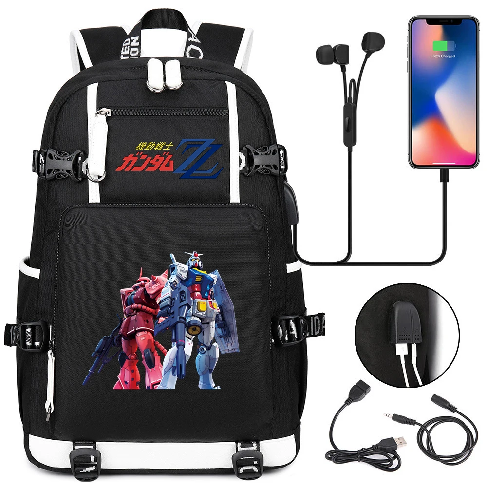 Anime Gundam USB Charging Casual Backpack High Capacity Printing Packsack Student Cartoon Zip Bookbag Teenager Travel Laptop Bag
Anime Gundam USB Charging Casual Backpack High Capacity Printing Packsack Student Cartoon Zip Bookbag Teenager Travel Laptop Bag
