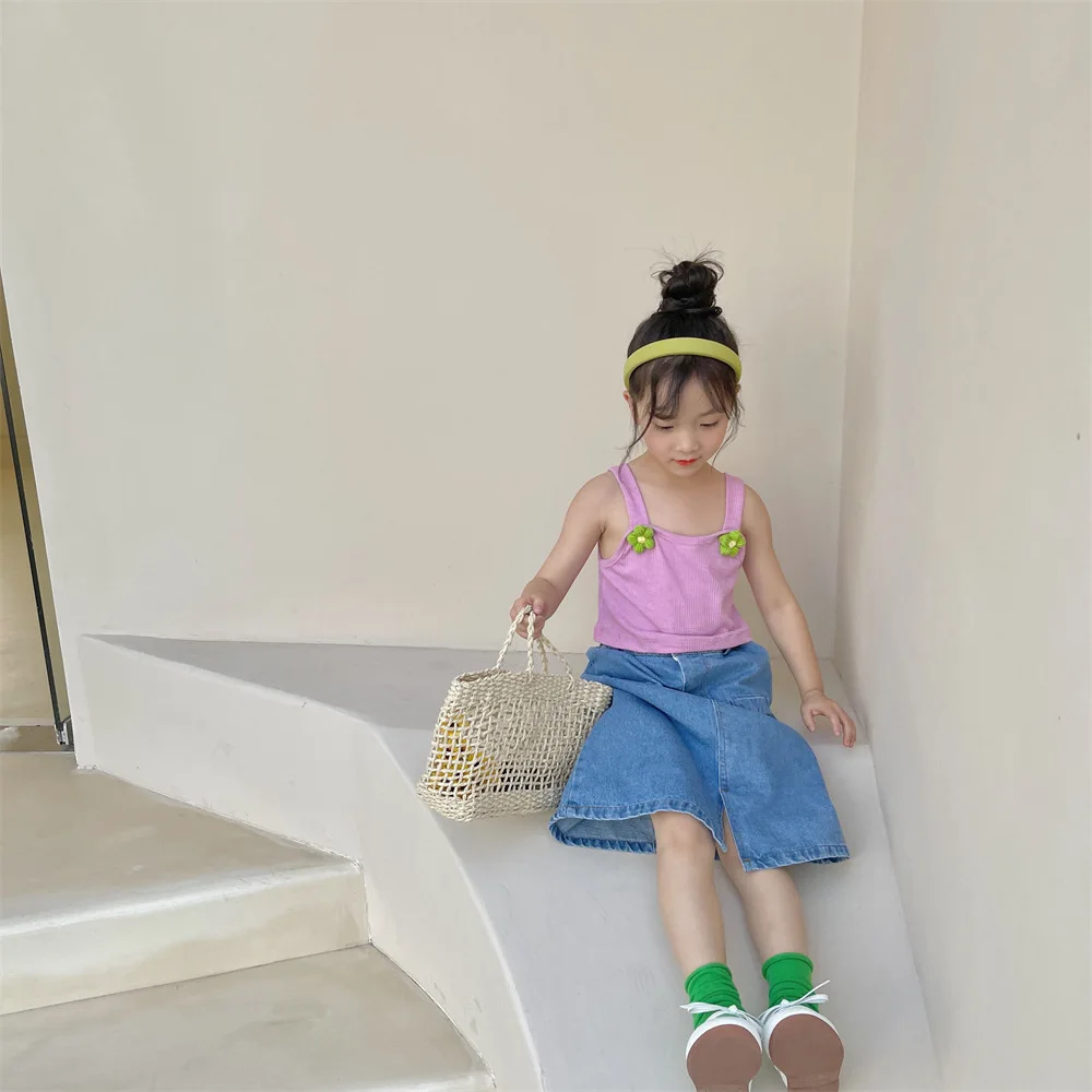 MILA CHOU 2022 Summmer Baby Girls Fashion Split Denim Skirt Children Casual Thin A-line Skirt Kids Clothes
MILA CHOU 2022 Summmer Baby Girls Fashion Split Denim Skirt Children Casual Thin A-line Skirt Kids Clothes