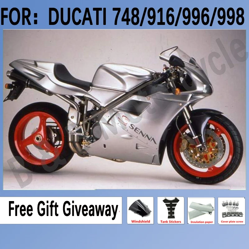 Обтекатели для мотоцикла 748 1996-2002 Для DUCATI 916 996 998 1999 Обтекатели для DUCATI 916 1999 серебряный комплект
Обтекатели для мотоцикла 748 1996-2002 Для DUCATI 916 996 998 1999 Обтекатели для DUCATI 916 1999 серебряный комплект