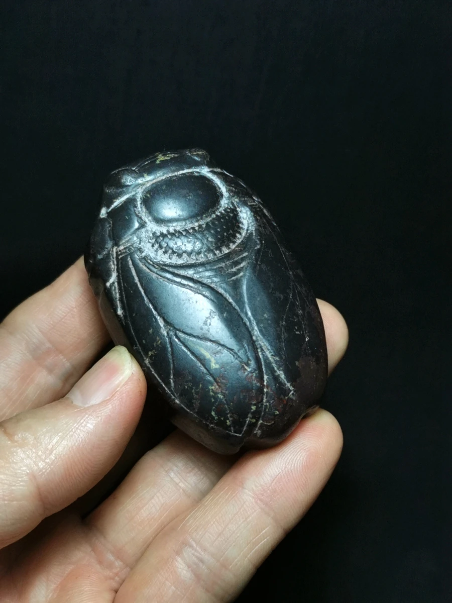 Коллекция 1919, старое китайское хуншанское культурное черное магнитное Нефритовое двухстороннее украшение в виде птицы, подарок
Коллекция 1919, старое китайское хуншанское культурное черное магнитное Нефритовое двухстороннее украшение в виде птицы, подарок