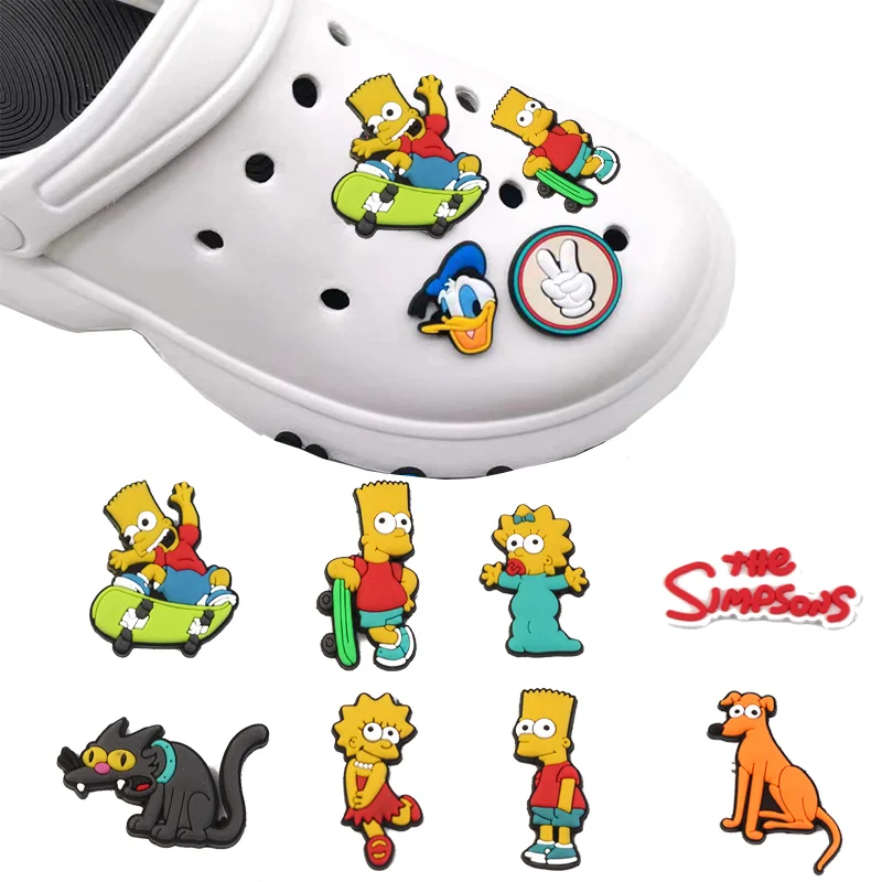The Simpsons Cartoon Shoe Charms Crocs Cute Animal Decoration Buckle PVC Badges Shoe Accessories Stitch Slipper Decorations
The Simpsons Cartoon Shoe Charms Crocs Cute Animal Decoration Buckle PVC Badges Shoe Accessories Stitch Slipper Decorations