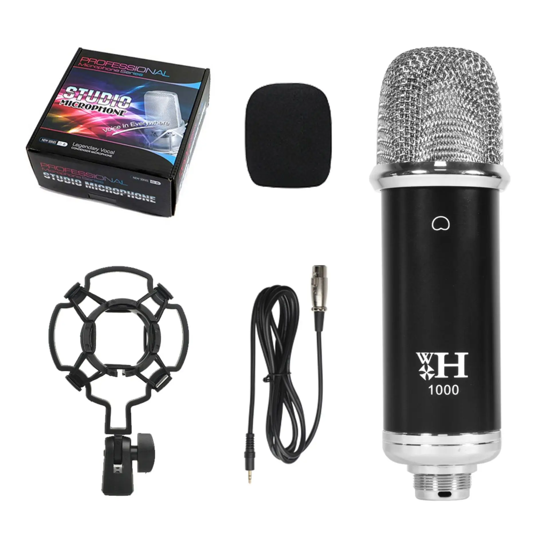 микрофон WXH1000 Condenser Microphone Studio Recording Kits WXH1000 Karaoke Microphone for Computer Mic Stand Phantom Power
микрофон WXH1000 Condenser Microphone Studio Recording Kits WXH1000 Karaoke Microphone for Computer Mic Stand Phantom Power