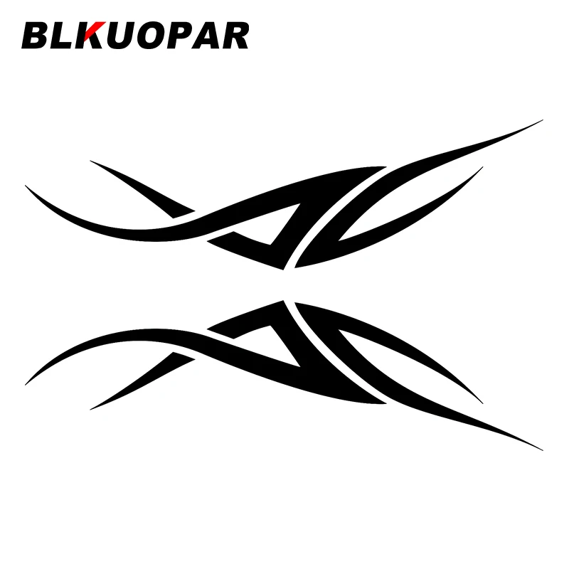 

BLKUOPAR for Tribal Flame Car Stickers Waterproof Creative Decals Simple Die Cut Air Conditioner Motorcycle Decor Vinyl Car Wrap