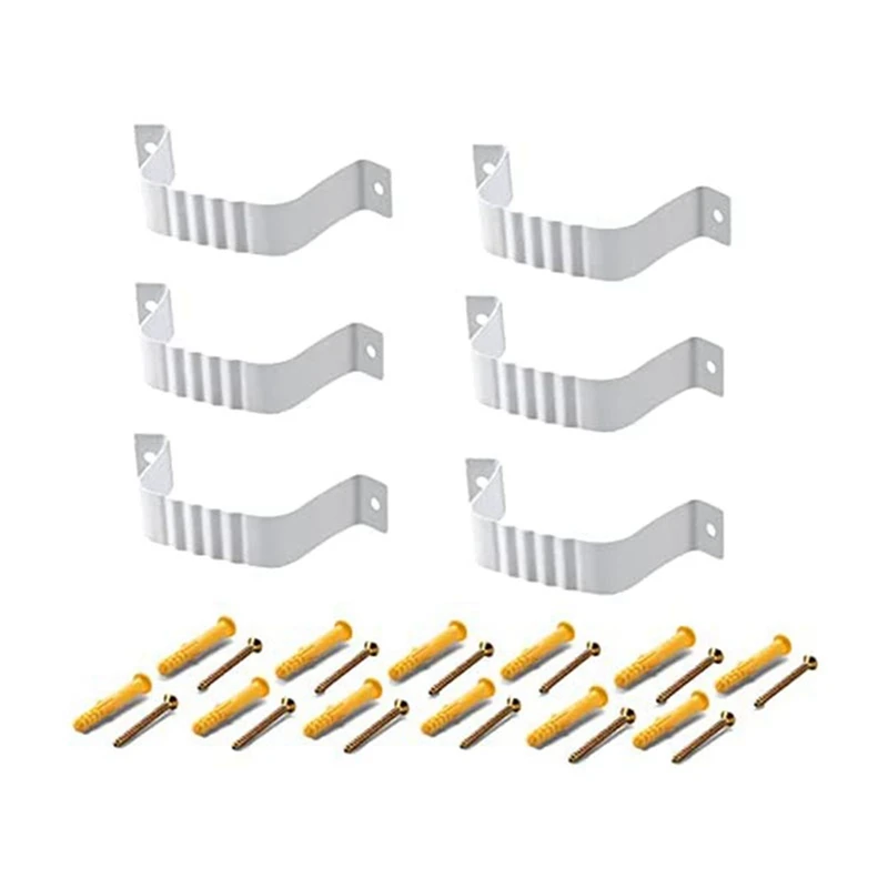 Downspout Adapter Gutter Downspout Strap 3X4 Leader Strap 3X4 (6 Pack) (Silver)
Downspout Adapter Gutter Downspout Strap 3X4 Leader Strap 3X4 (6 Pack) (Silver)