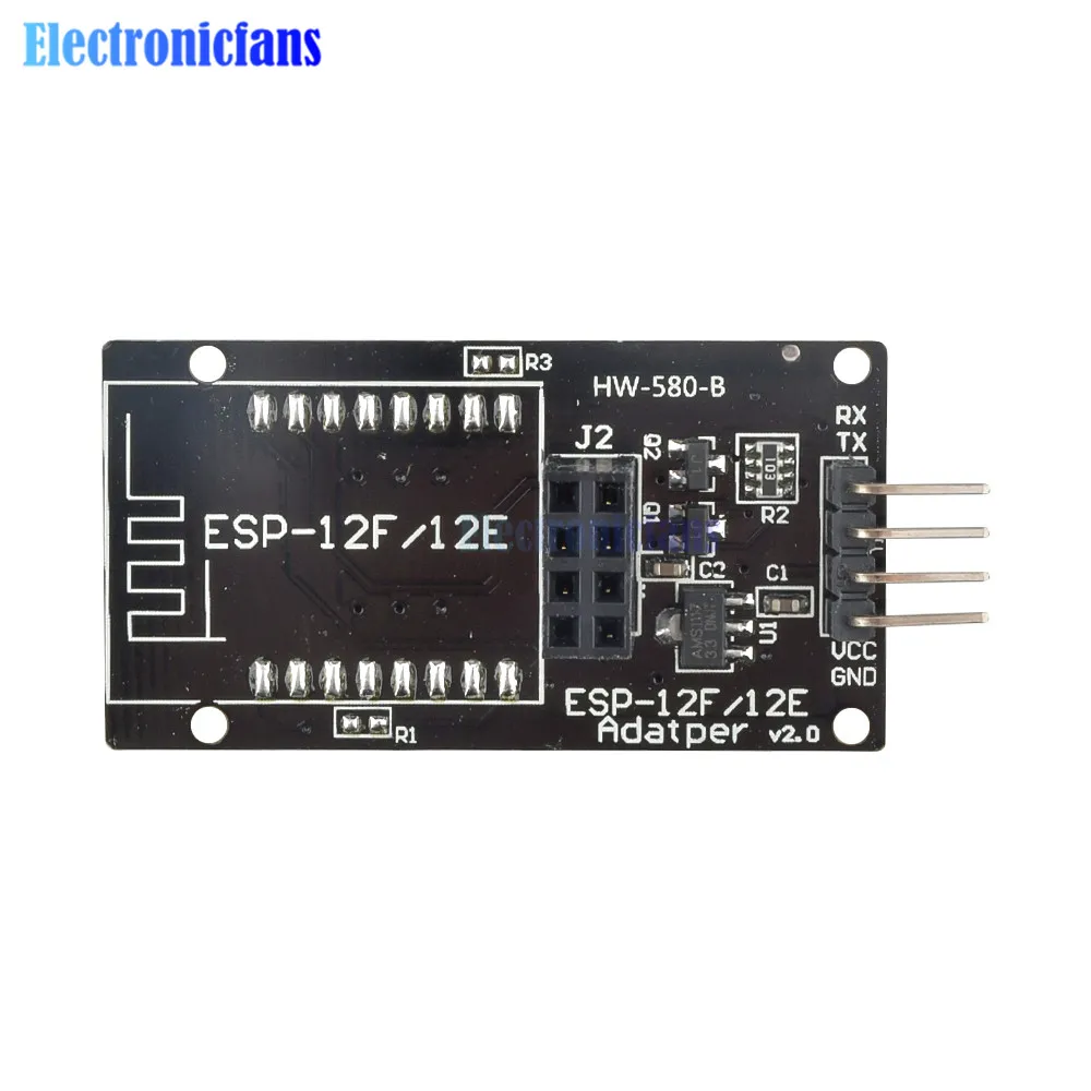 Плата расширения модуля беспроводного Wi-Fi ESP8266 ESP-12F ESP-12E, 5 В для Arduino, ESP12F, ESP12E
Плата расширения модуля беспроводного Wi-Fi ESP8266 ESP-12F ESP-12E, 5 В для Arduino, ESP12F, ESP12E