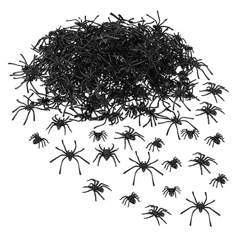240Pcs Horror Black Spider Simulation Tricky Toy Kids Halloween Decoration Delicate Spider Toys Decorative Spider Ornaments
240Pcs Horror Black Spider Simulation Tricky Toy Kids Halloween Decoration Delicate Spider Toys Decorative Spider Ornaments