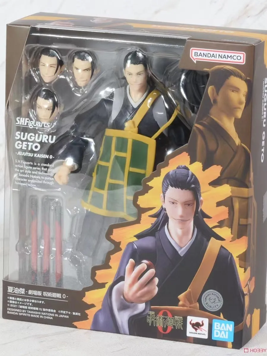 In Stock Original BANDAI SHF Jujutsu Kaisen Geto Suguru PVC Movable Anime Figure Action Figures Model Toys
In Stock Original BANDAI SHF Jujutsu Kaisen Geto Suguru PVC Movable Anime Figure Action Figures Model Toys