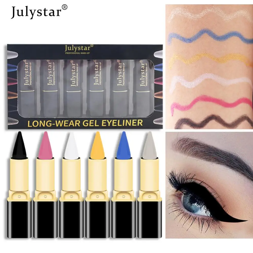 6pcs/set Eyeliner Cream Set Makeup Waterproof Non-fading Non-smudge Quick Dry Eyeliner Pen Cosmetic Lasting Eyes Makeup Maquiage
6pcs/set Eyeliner Cream Set Makeup Waterproof Non-fading Non-smudge Quick Dry Eyeliner Pen Cosmetic Lasting Eyes Makeup Maquiage