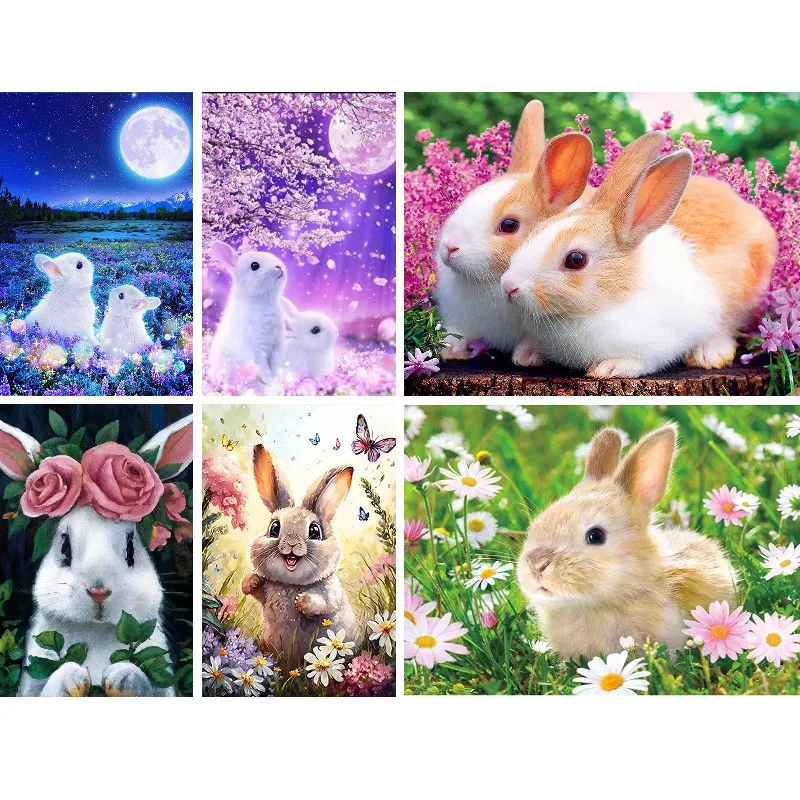 Lovely Rabbits Couple Diamond Painting 5D Full Square Diamond Painting Kit Animal Bunny Diamond Dots Kit Home Decor Gift
Lovely Rabbits Couple Diamond Painting 5D Full Square Diamond Painting Kit Animal Bunny Diamond Dots Kit Home Decor Gift
