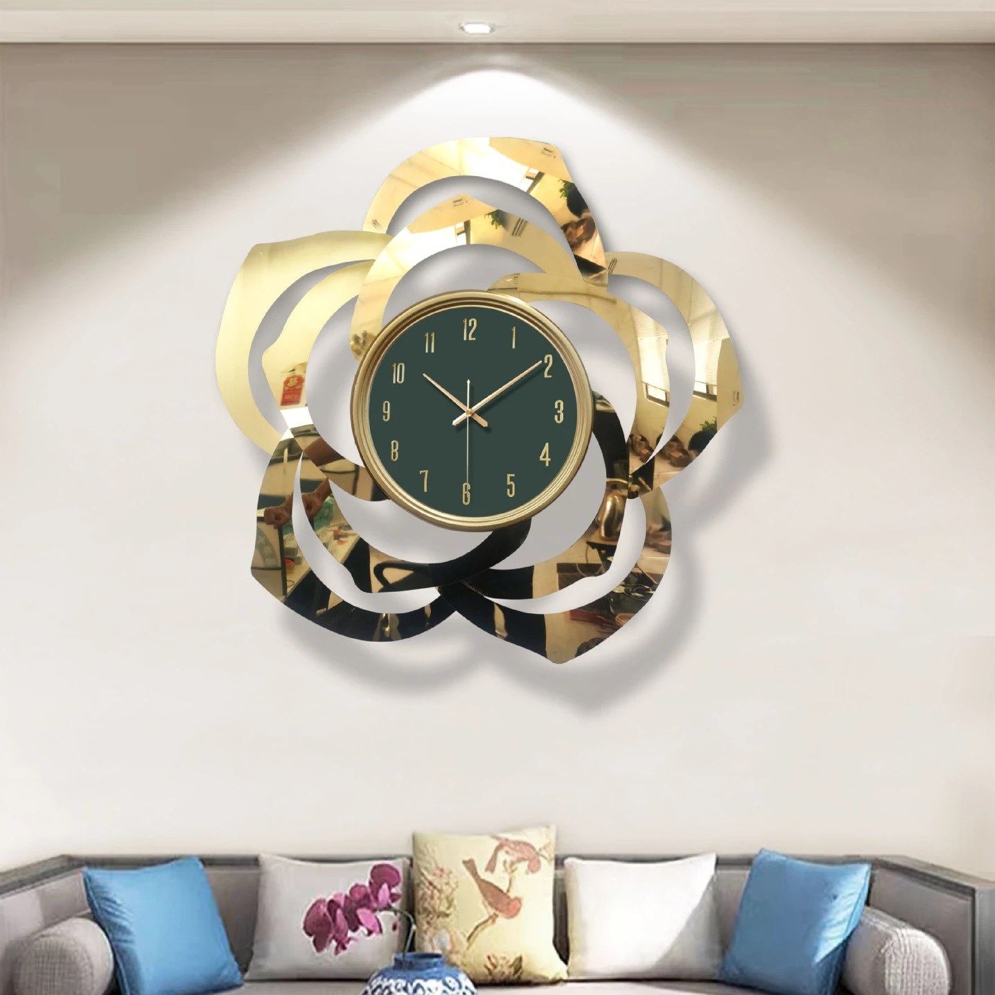 New Wall Mounted Clock, Stainless Steel, Titanium, Glass Face, Restaurant Background Clock, Minimalist Clock Reloj De Pared
New Wall Mounted Clock, Stainless Steel, Titanium, Glass Face, Restaurant Background Clock, Minimalist Clock Reloj De Pared