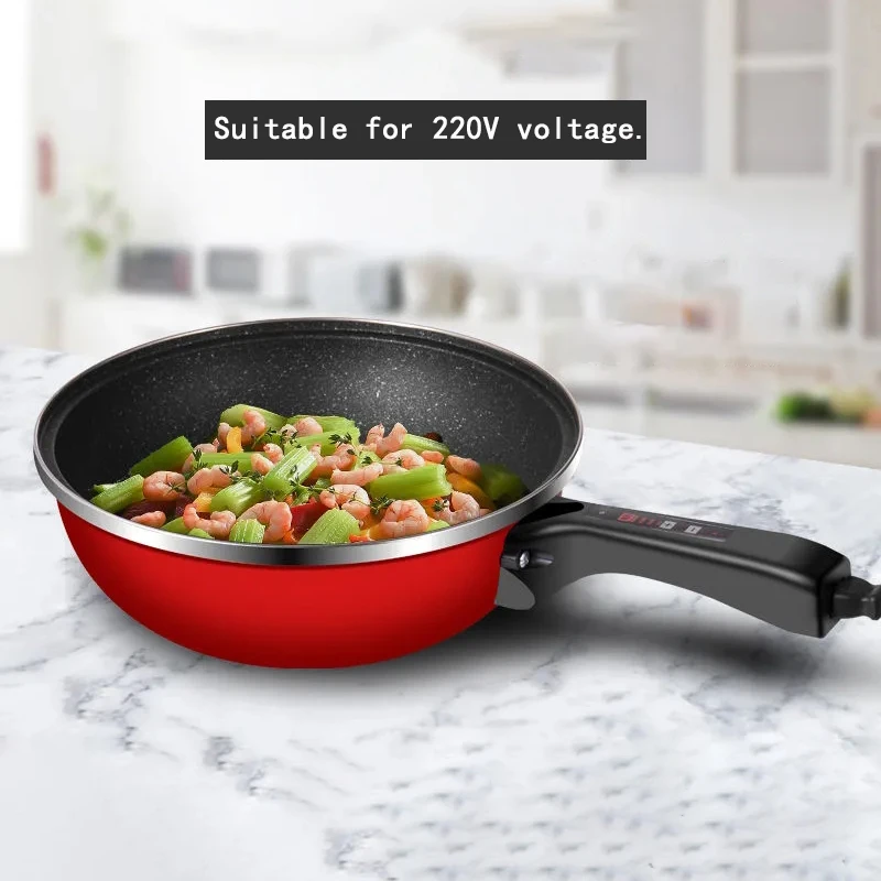 220V Multi-function Electric Frying Pan Home Skillet Smokeless Non-stick Electric Cooker Hot Pot for Kitchen dormitory Cooking
220V Multi-function Electric Frying Pan Home Skillet Smokeless Non-stick Electric Cooker Hot Pot for Kitchen dormitory Cooking