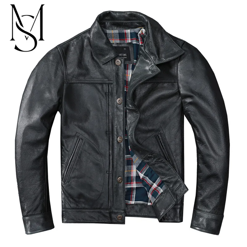 Oil wax retro worn-out imported first layer fetal cow leather business casual leather jacket men's lapel middle-aged leather
Oil wax retro worn-out imported first layer fetal cow leather business casual leather jacket men's lapel middle-aged leather