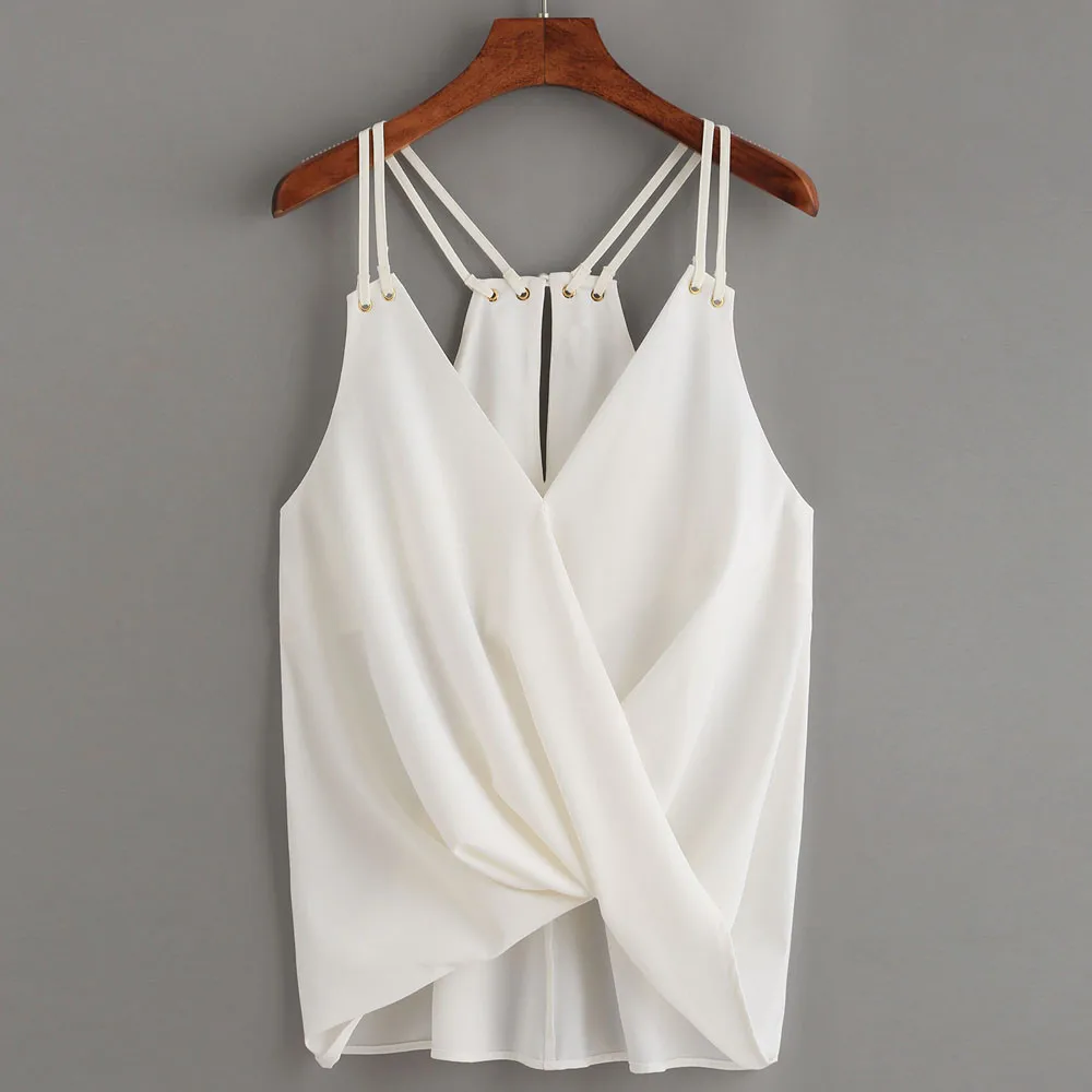 Летняя блузка, укороченная майка, топ с глубоким V-образным вырезом, однотонная блузка на бретельках, Женский Повседневный Топ без рукавов, э...
Летняя блузка, укороченная майка, топ с глубоким V-образным вырезом, однотонная блузка на бретельках, Женский Повседневный Топ без рукавов, э...