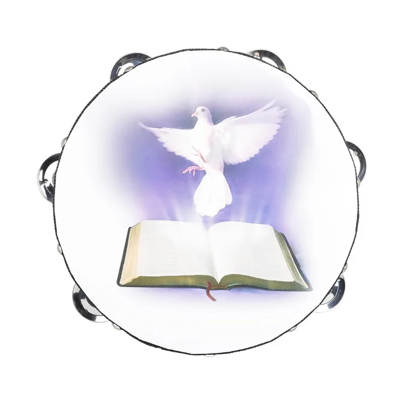 8 Inch Tambourine Double Layer Hand-Operated Bell Drum Prayers Portable Hand Drum Percussion Instrument Children‘s Music Gift
8 Inch Tambourine Double Layer Hand-Operated Bell Drum Prayers Portable Hand Drum Percussion Instrument Children‘s Music Gift