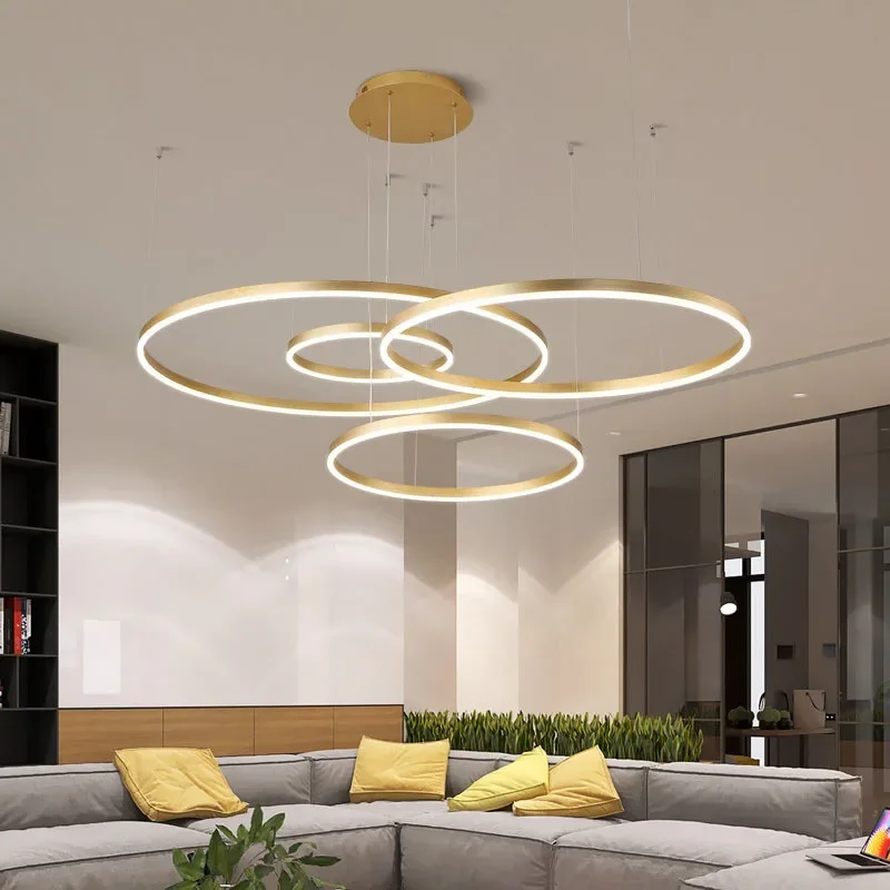Modern Minimalism Circle Dimmable Led Pendant Lights Living Room Pendant Lamp Lustre Rings Led Lamp Indoor Lighting Fixtures
Modern Minimalism Circle Dimmable Led Pendant Lights Living Room Pendant Lamp Lustre Rings Led Lamp Indoor Lighting Fixtures