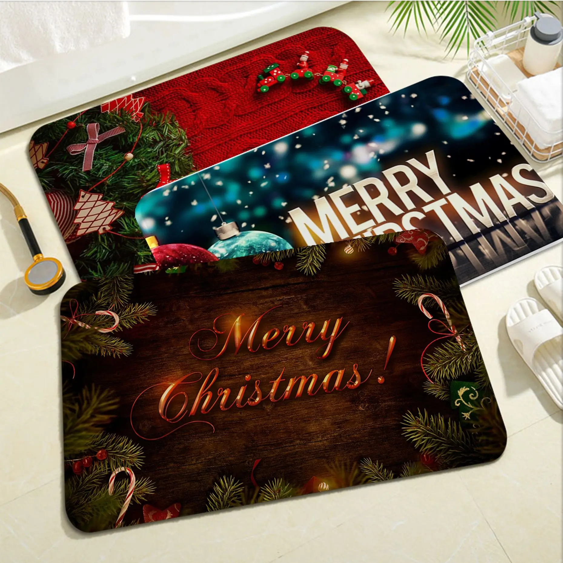 Christmas Room Mats INS Style Soft Bedroom Floor House Laundry Room Mat Anti-skid Welcome Rug
Christmas Room Mats INS Style Soft Bedroom Floor House Laundry Room Mat Anti-skid Welcome Rug