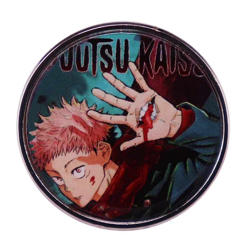 Jujutsu Kaisen Vol. 1 Manga Cover Yuji Itadori Enamel Brooch Pin Lapel Metal Pins Brooches Badges Exquisite Jewelry Accessories
Jujutsu Kaisen Vol. 1 Manga Cover Yuji Itadori Enamel Brooch Pin Lapel Metal Pins Brooches Badges Exquisite Jewelry Accessories