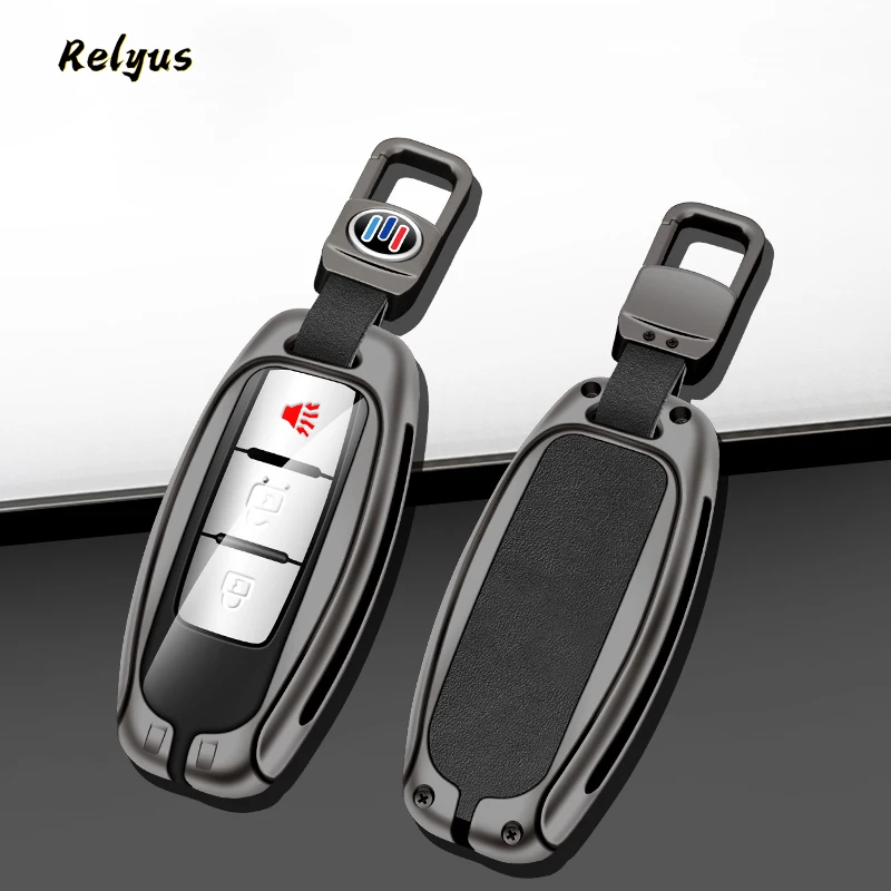 New Metal Leather Car Key Case Cover for Nissan Qashqai X-Trail T32 T31 Juke J10 J11 Kicks Tiida Pathfinder Note for Infiniti
New Metal Leather Car Key Case Cover for Nissan Qashqai X-Trail T32 T31 Juke J10 J11 Kicks Tiida Pathfinder Note for Infiniti