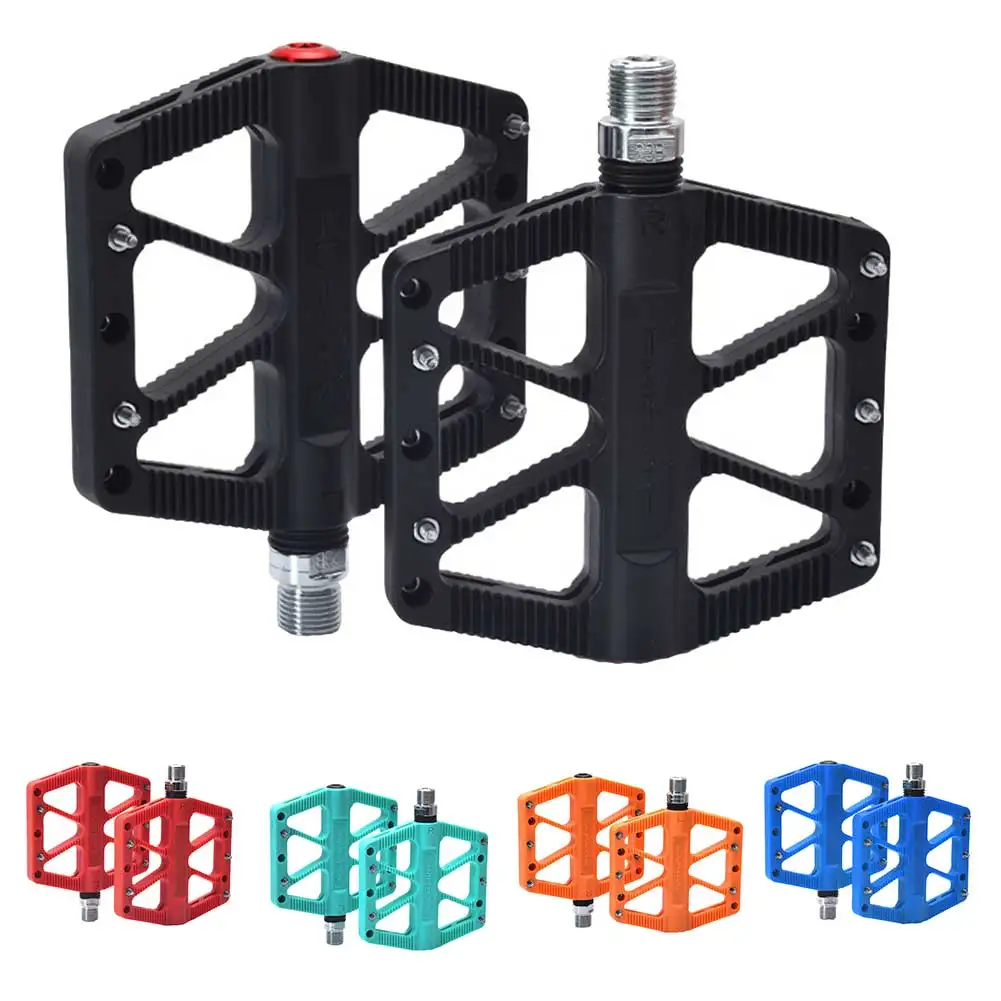 2Pcs Bicycle Pedals Nylon Fiber Pedals Non-Slip Tread Palin Bearings Bearing/anti-slip Rivets/widened Tread/light Lubrication
2Pcs Bicycle Pedals Nylon Fiber Pedals Non-Slip Tread Palin Bearings Bearing/anti-slip Rivets/widened Tread/light Lubrication