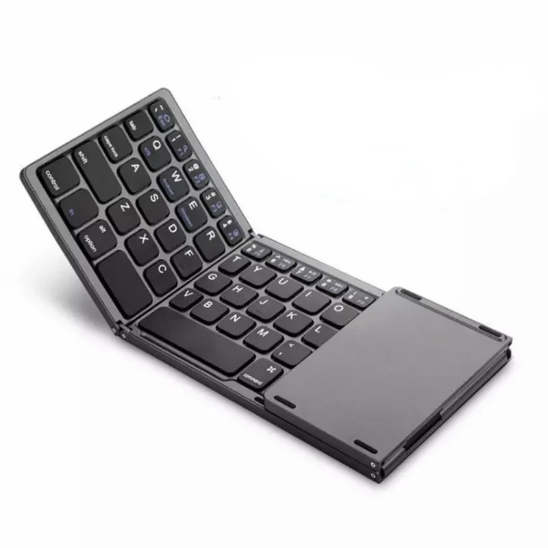 Portable Folding Wireless Bluetooth Keyboard Foldable Klavye Touchpad Mini En Keypad for IOS/Android/Windows ipad Tablet Genuine
Portable Folding Wireless Bluetooth Keyboard Foldable Klavye Touchpad Mini En Keypad for IOS/Android/Windows ipad Tablet Genuine