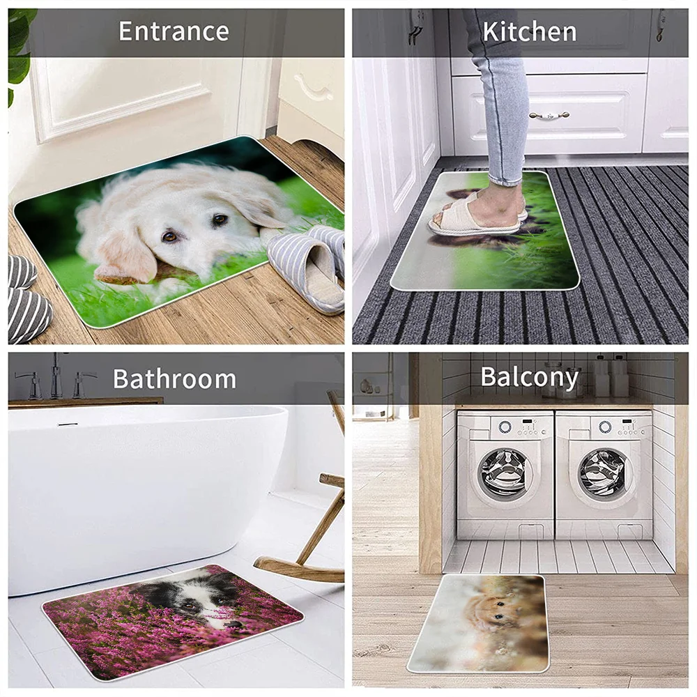 Pet Dog Camper Carpet Bathroom Entrance Doormat Bath Indoor Floor Rugs Absorbent Mat Anti-slip Kitchen Rug
Pet Dog Camper Carpet Bathroom Entrance Doormat Bath Indoor Floor Rugs Absorbent Mat Anti-slip Kitchen Rug