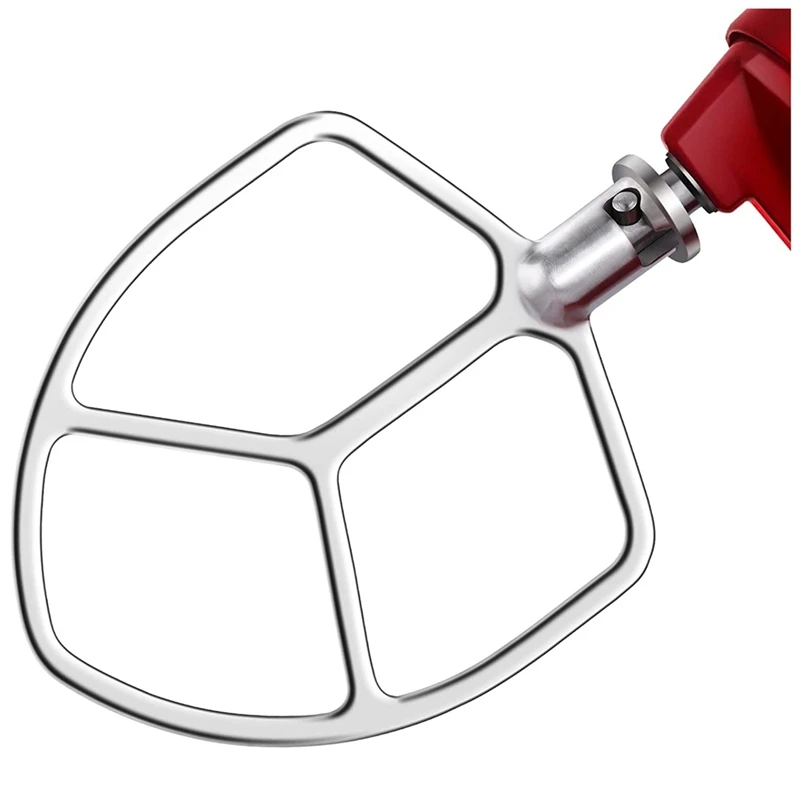 Stainless Steel Flat Beater Attachment Replacement For Kitchenaid 5&6-Quart Bowl-Lift Mixer,For Baking-Pastry,Pasta Dough
Stainless Steel Flat Beater Attachment Replacement For Kitchenaid 5&6-Quart Bowl-Lift Mixer,For Baking-Pastry,Pasta Dough
