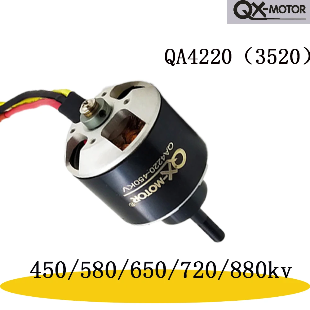 QX-MOTOR QA4220(3520) 450/580/650/720/880KV 3-6s Brushless Motor For RC Model Quadcopter Accessories Hexacopter Multicopter
QX-MOTOR QA4220(3520) 450/580/650/720/880KV 3-6s Brushless Motor For RC Model Quadcopter Accessories Hexacopter Multicopter