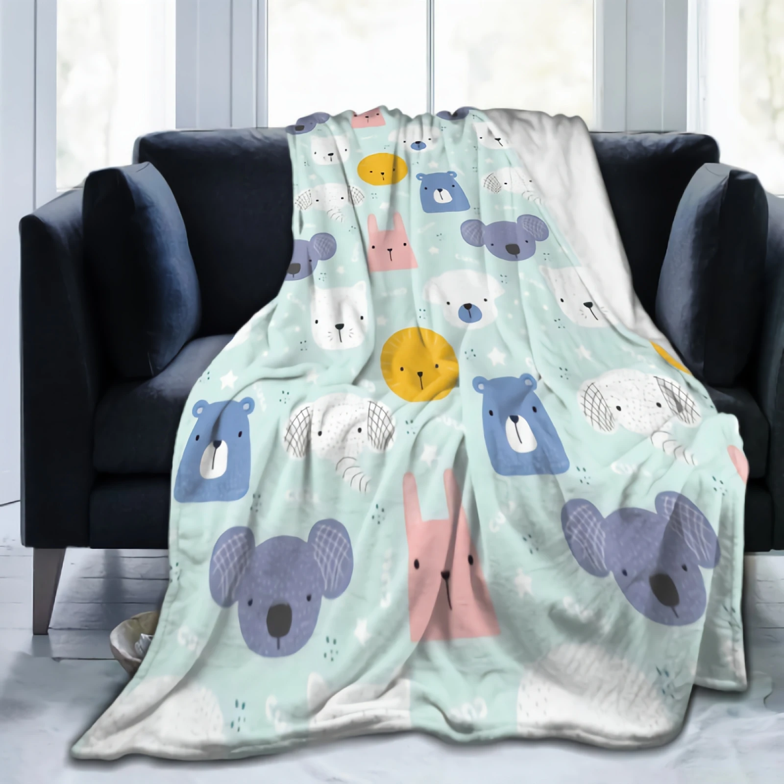 Cute Animals Childish Fashion Graphic Throw Blanket 50x40 Inch Super Soft Warm Lightweight Fleece Plush Sofa Blankets Room Decor
Cute Animals Childish Fashion Graphic Throw Blanket 50x40 Inch Super Soft Warm Lightweight Fleece Plush Sofa Blankets Room Decor