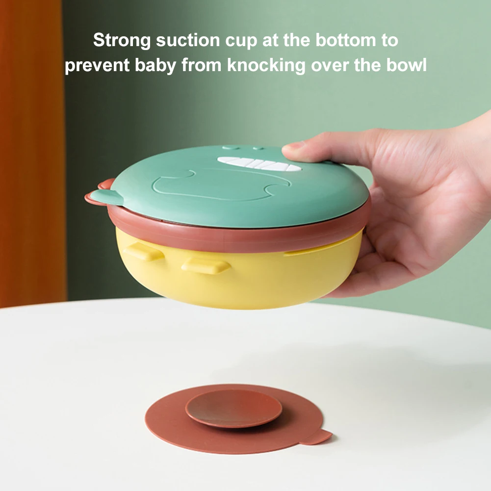 450ml Stainless Steel Lunch Box Baby Feeding Heated Bowl Lining for Kids Dinosaur Divided Plate Lid Toddlers Self-Feeding Bowl
450ml Stainless Steel Lunch Box Baby Feeding Heated Bowl Lining for Kids Dinosaur Divided Plate Lid Toddlers Self-Feeding Bowl