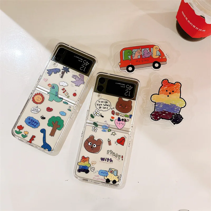 For Samsung Galaxy Z FLIP 3 Case Folding Phone Case For Samsung z flip 3 Personality Cartoon Cute Pc Hard Shell for zflip 3
For Samsung Galaxy Z FLIP 3 Case Folding Phone Case For Samsung z flip 3 Personality Cartoon Cute Pc Hard Shell for zflip 3