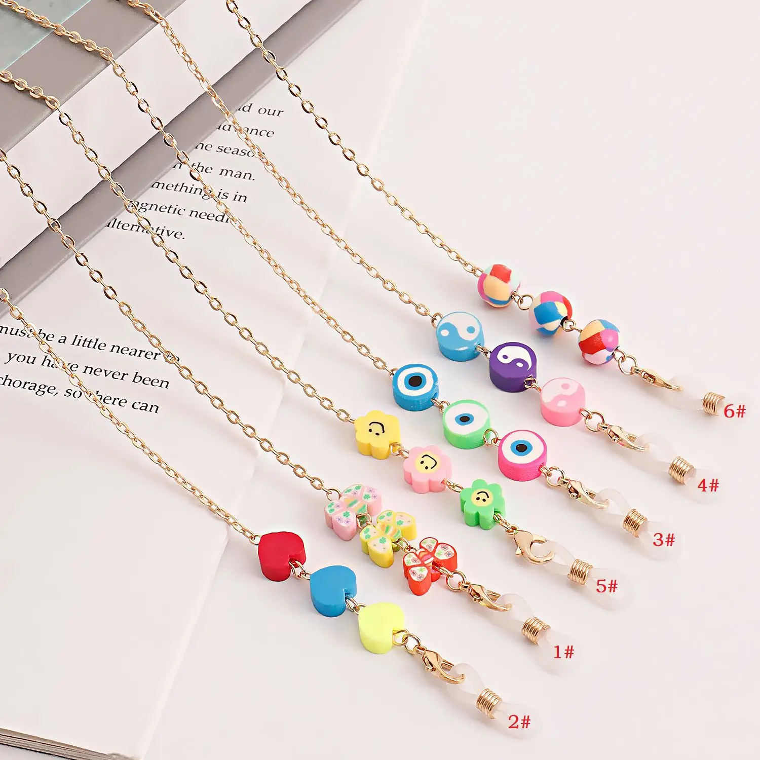Lovely Fashion Color Cotta Flower Butterfly Glasses Chain Mask Chain Anti-loss Anti-slip Accessories
Lovely Fashion Color Cotta Flower Butterfly Glasses Chain Mask Chain Anti-loss Anti-slip Accessories