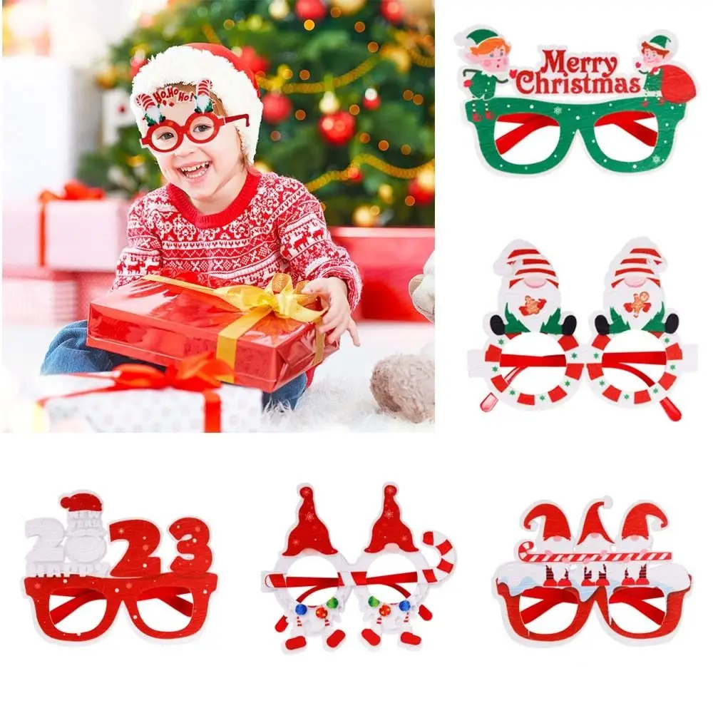 Gift Party Supplies Home Ornaments Glasses Frame Felt Glasses Christmas Glasses Christmas Decoration Photo Props
Gift Party Supplies Home Ornaments Glasses Frame Felt Glasses Christmas Glasses Christmas Decoration Photo Props