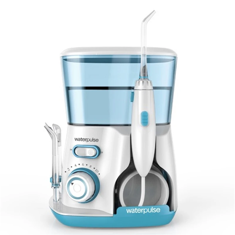 V300G Oral Irrigator 5pcs Tips Dental Water Flosser Electric Cleaner 800ml Oral Hygiene Dental Flosser Water Flossing
V300G Oral Irrigator 5pcs Tips Dental Water Flosser Electric Cleaner 800ml Oral Hygiene Dental Flosser Water Flossing