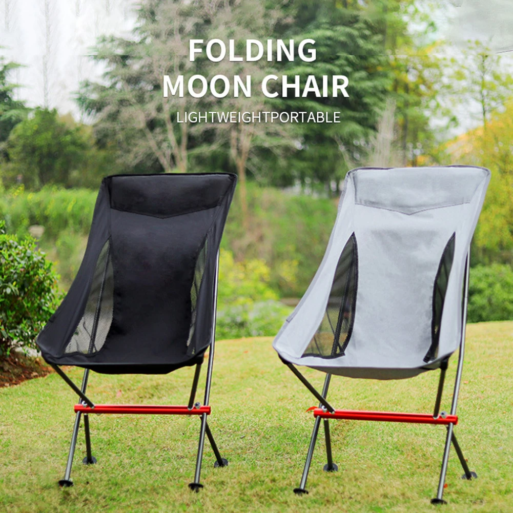 

Portable Foldable Fishing Chair Aluminum Alloy Chairs Seat Tools 600D Oxford for Hiking Picnic Backpacking for Beach BBQ