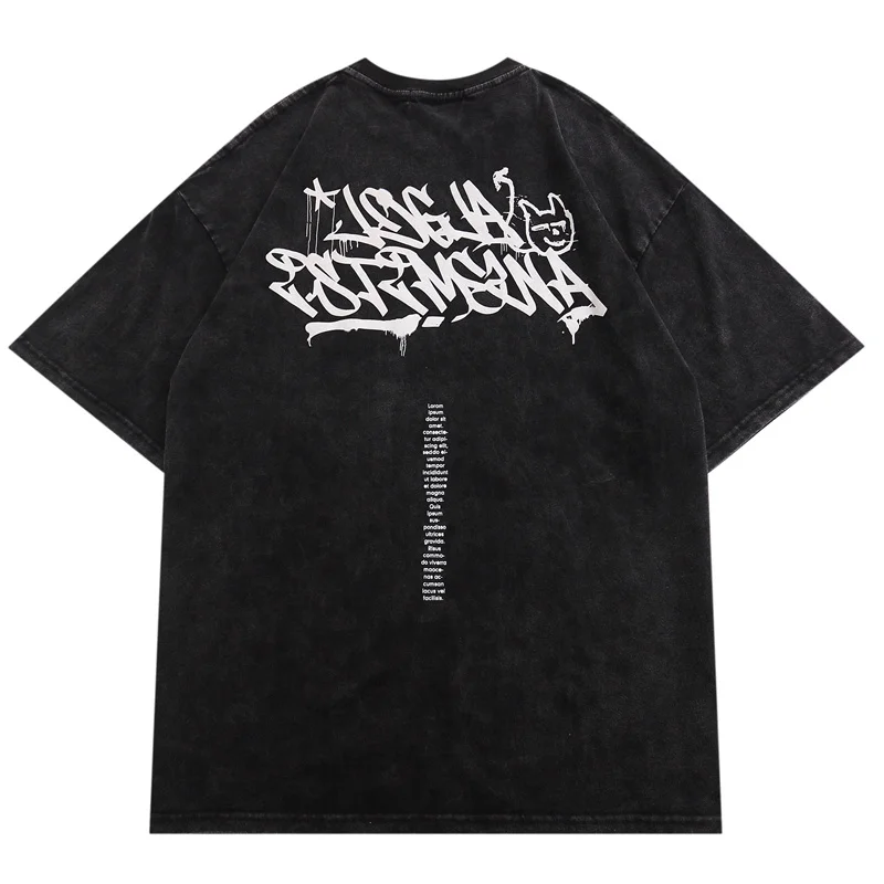 Men Hip Hop T Shirt Streetwear Letter Print Vintage Washed T Shirts 2022 Harajuku Gothic Punk Summer Cotton Short Sleeve Tops
Men Hip Hop T Shirt Streetwear Letter Print Vintage Washed T Shirts 2022 Harajuku Gothic Punk Summer Cotton Short Sleeve Tops