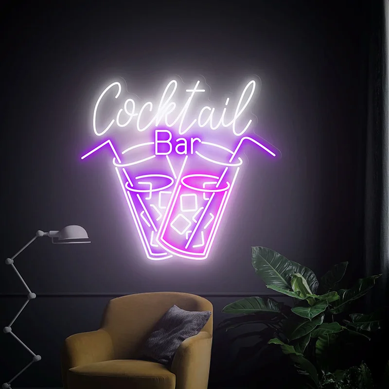 Cocktail Bar Led Neon Sign Custom Colorful Bar Stores Decor Night Light Lamp Living Room Wall Art Decoration Neon Lights
Cocktail Bar Led Neon Sign Custom Colorful Bar Stores Decor Night Light Lamp Living Room Wall Art Decoration Neon Lights