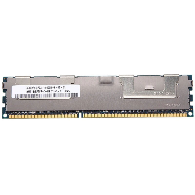 4GB DDR3 Memory RAM 2Rx4 PC3-10600R 1.5V 1333Mhz ECC 240-Pin Server RAM HMT151R7TFR4C
4GB DDR3 Memory RAM 2Rx4 PC3-10600R 1.5V 1333Mhz ECC 240-Pin Server RAM HMT151R7TFR4C