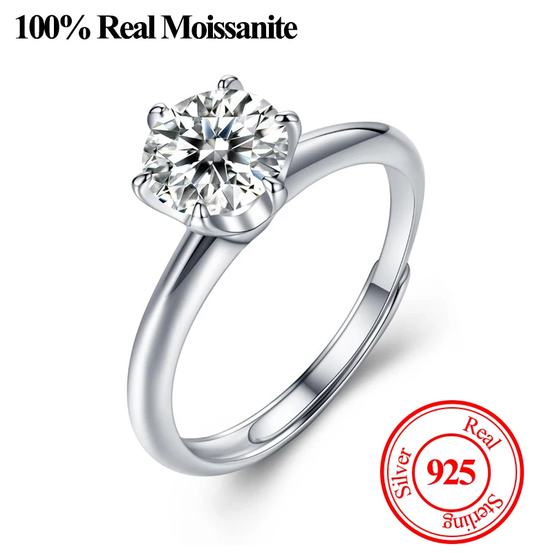 Gra Certified 1carat Moissanite Ring Vvs1 Lab Diamond Solitaire Ring For Women Engagement Promise Wedding Band Jewelry
Gra Certified 1carat Moissanite Ring Vvs1 Lab Diamond Solitaire Ring For Women Engagement Promise Wedding Band Jewelry